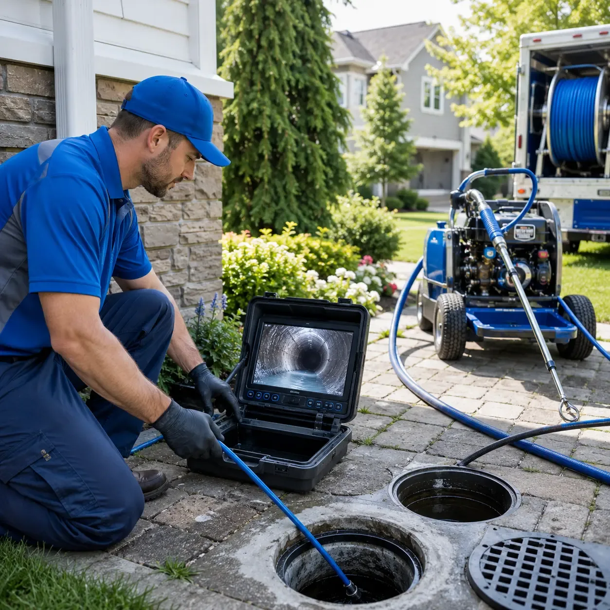 Outdoor drain cleaning professionals serving Black Mountain, NC